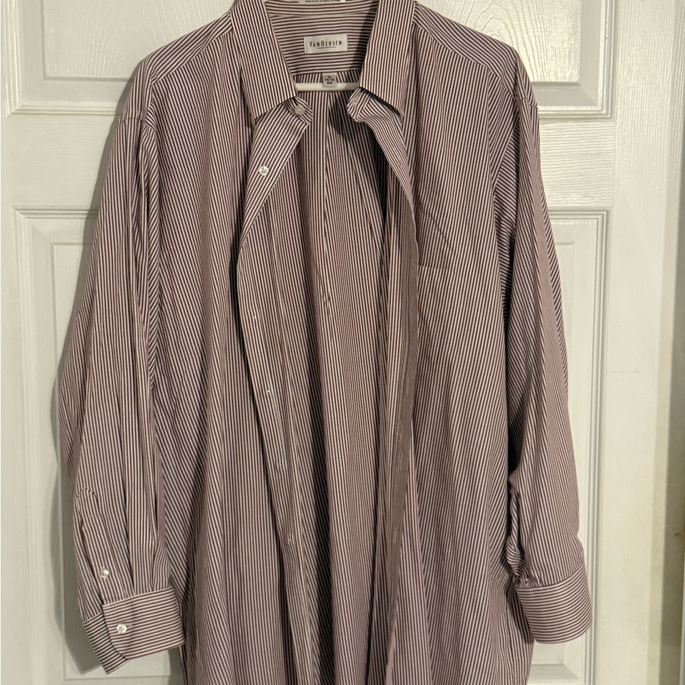 Van Heusen Striped Button-Up Shirt